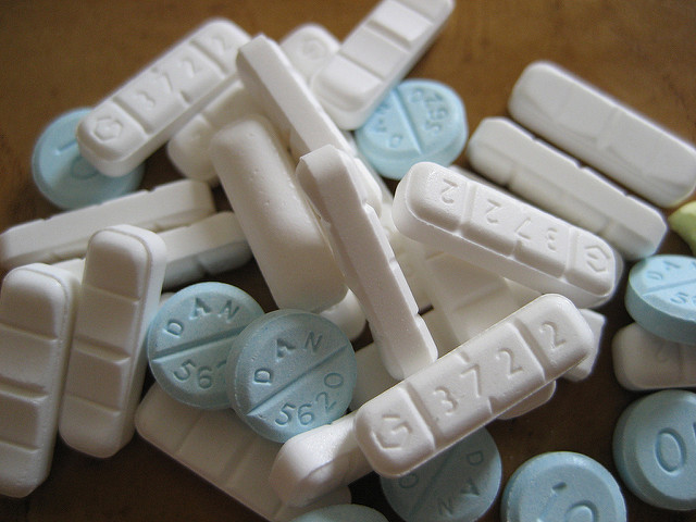 Xanax and Valium pills